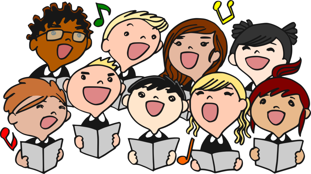 singing children from openclipart.org